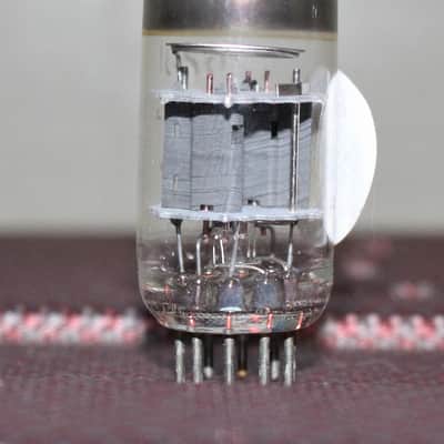GE JAN 12AT7 WA 6201 GRAY PLATE HALO GETR S RODS PERFECT BALANCE TEST NOS VINTAGE 1970'S image 2