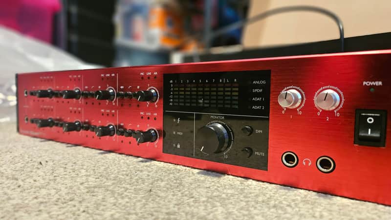 Focusrite Clarett 8Pre X Thunderbolt Audio Interface 2010s - Red image 1