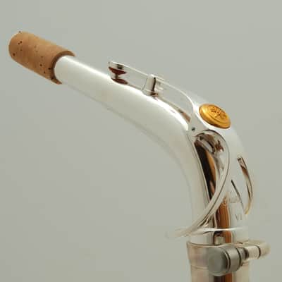 Yamaha Custom AV1S Alto Saxophone Neck, V1 Silver Plate/Gold Option image 4