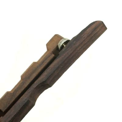 Adjustable Mandolin Bridge Saddle and Base, Rosewood image 5