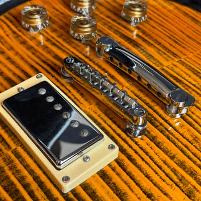 Epiphone Custom Shop Joe Perry Signature "Boneyard" Les Paul 2004 - 2006 - Antique Tiger Stripe image 4