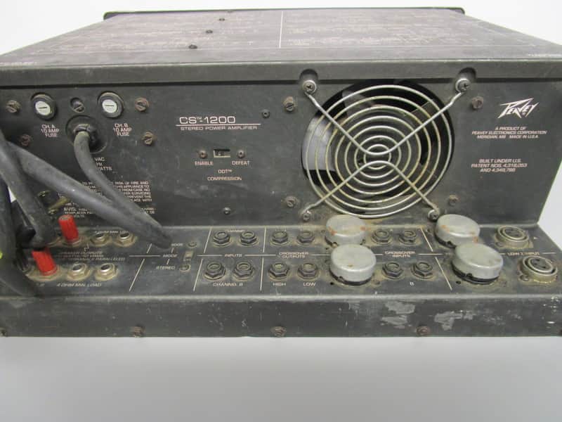 【PEAVEY】CS-1200 ステレオパワーアンプ PEAVEY】CS-1200 ステレオパワーアンプ