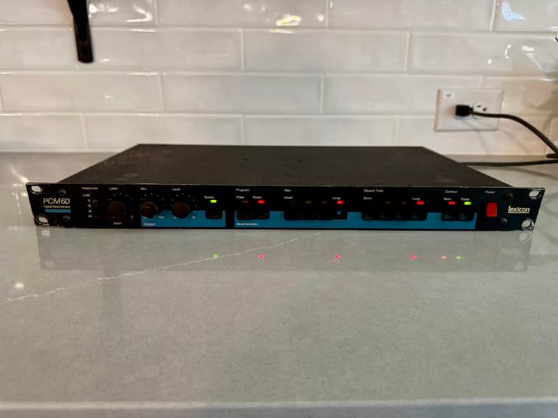 Lexicon PCM 60 Digital Reverberator 1980s - Black image 1
