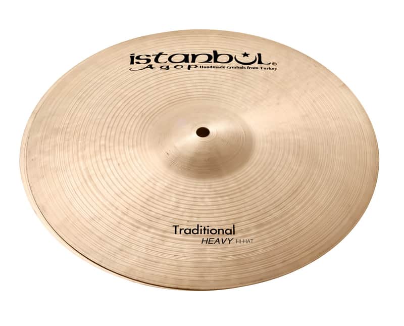 Istanbul 14" Agop Traditional Heavy Hi-Hat Cymbals IHVH14 image 1