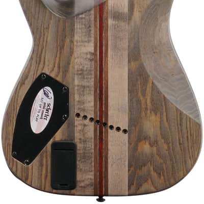 Schecter C-8 Multi-Scale SLS Elite Electric Guitar, Evil Twin image 5