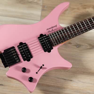Strandberg Boden Essential 6 Headless Guitar – Coral Pink image 7