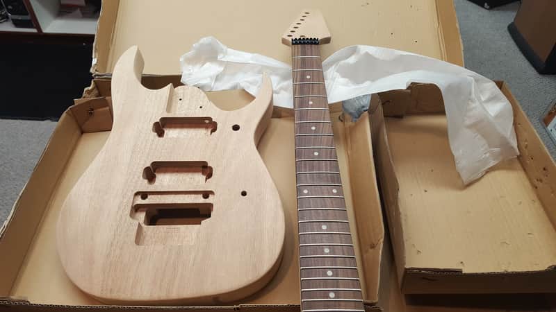 Guitar Build Kit Ibanez style 7 string with Floyd Rose Trem image 1