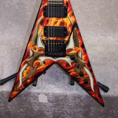 B.C. Rich BC Rich KKV Kerry King V guitar signed by Slayer image 4