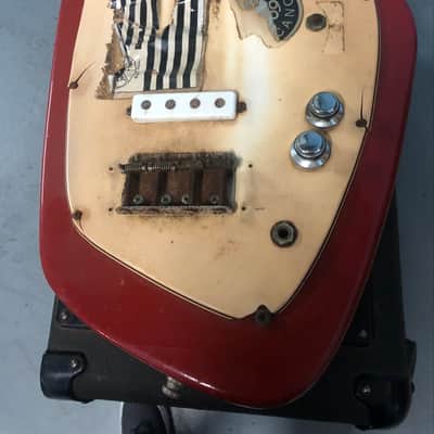 Vox Phantom IV Bass 1960s - Red *Buddy Guy Allman Chicago Blues* image 18