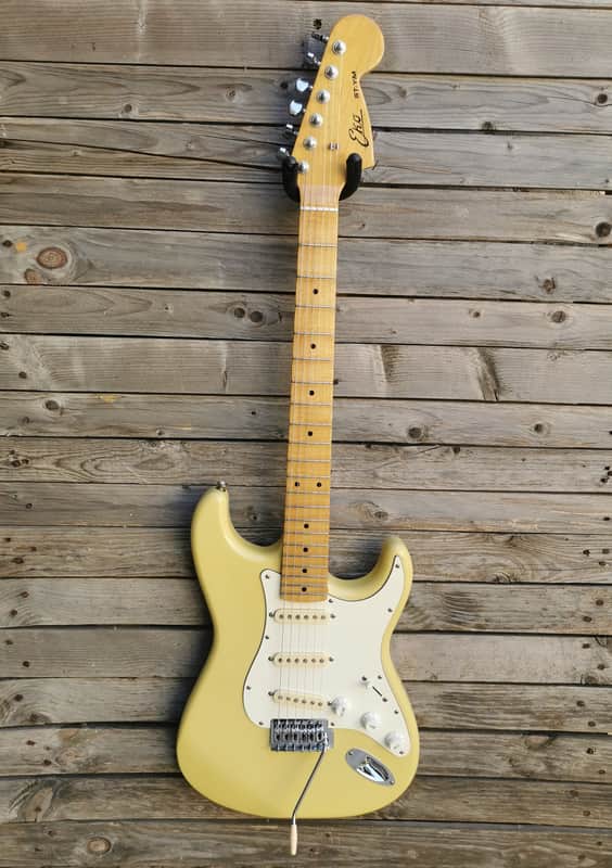 RIF 998 EKO ST-YM Yngwie Malmsteen Stratocaster w/Scalloped Fretboard Vintage White image 1