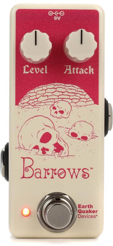 EarthQuaker Devices Barrows Fuzz Pedal - White image 1