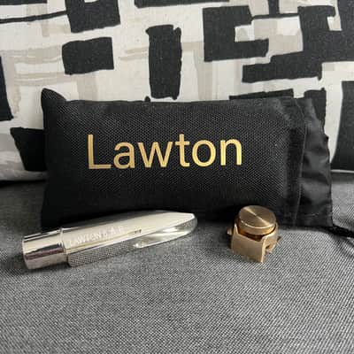 Lawton 6*b Alto Saxophone Mouthpiece 2020’s - Silver Plated - CNC image 1