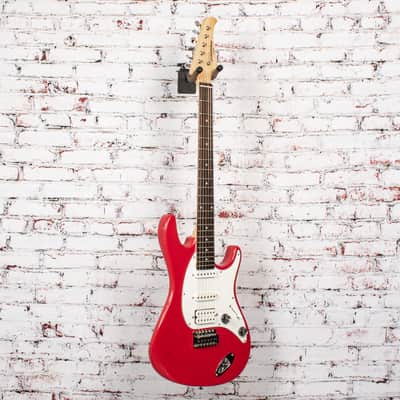 Silvertone by Samick SSSA-31/R HSS Electric Guitar Fiesta Red  x0212 (USED) image 4