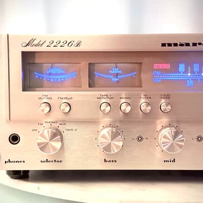 🎶✨ Marantz 2226B Vintage Stereo Receiver — Serviced, LED Dial, Ultrasonic-Cleaned Knobs, 3-Hour Bench Tested image 5