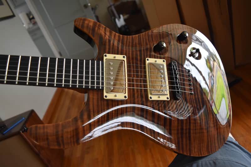 Kiesel CT6, Tiger Eye Flamed maple, HSC, 2017-2018 era, Player priced image 1