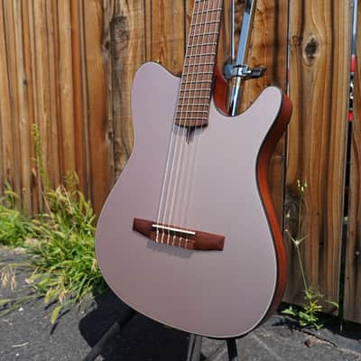 IBANEZ FRH10N RGF Rose Metallic Gold Flat 6-String Classical Electric Guitar image 6