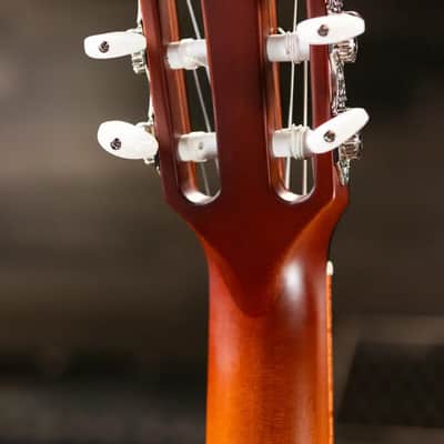 Taylor Custom Grand Concert Nylon #12941 Sinker Redwood/Figured Ironbark Acoustic/Electric Guitar with Hardshell Case image 6