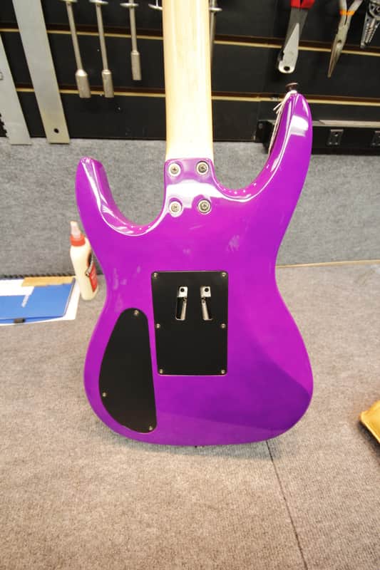 RARE Trans Purple Kramer Striker 211 with Floyd Rose | Reverb