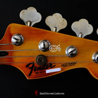Fender Standard Jazz Bass 60s Pickups Black Aged Relic image 14