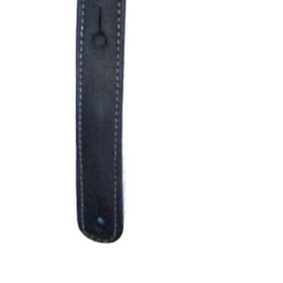 Magma Leathers 2.52" Delux Argentinean padded Black Leather Guitar Strap (07MC01A.) image 2