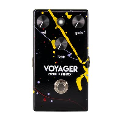 Walrus Audio Voyager Pre-Amp Overdrive 10-Year Anniversary Splatter Paint (Black) image 1
