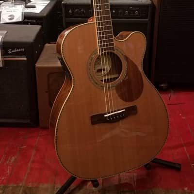 Samick OM-15CE Greg Bennett Design Acoustic Electric Guitar | Reverb