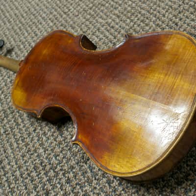 Vintage  Antonius Stradivarius Cremonensis Faciebat Anno 1721 Copy Violin For Repair image 6