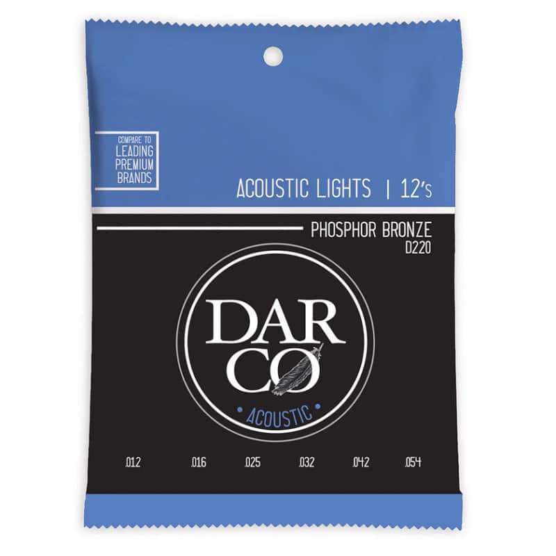 Martin Darco® Acoustic Guitar Strings - 92/8 Phosphor Bronze - Light Gauge - 12-54 image 1