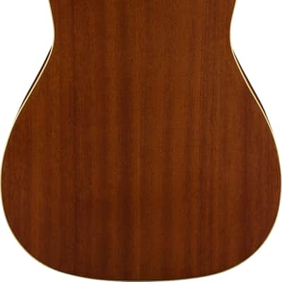 Fender Malibu Player Acoustic-Electric Parlor Guitar, Olympic White image 4