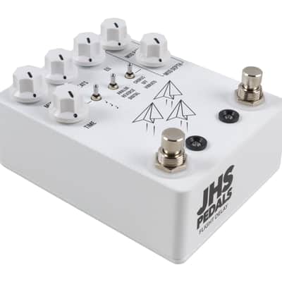 JHS Pedals Flight Delay Digital Delay Pedal (White) [USED] image 2