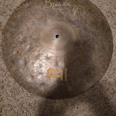Meinl 16" Byzance Vintage Sand Hi-Hat Cymbals (Pair) 2019 - Present - Sandblasted image 2