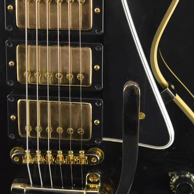 Gibson Murphy Lab 1957 Les Paul Custom 3-pickup Bigsby Light Aged Ebony image 3