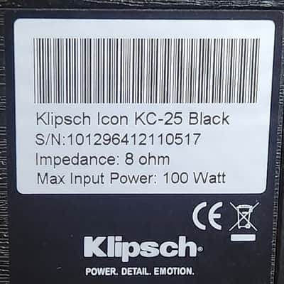 Klipsch Klipsch Icon KC-25 2-way center channel speaker 90s - Black image 6