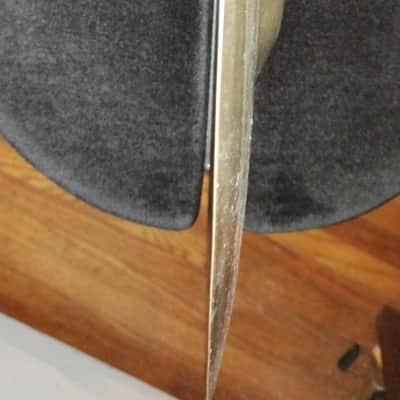 Zildjian 14" A. Zildjian Transition Stamp - small stamp Hi-Hat Cymbals (Pair)  1950s- Traditional image 9
