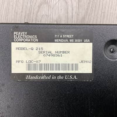 Peavey Q215 2007 - Black image 3