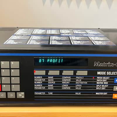 Oberheim Matrix 6R Rackmount 6-Voice Synthesizer 1986 - Black