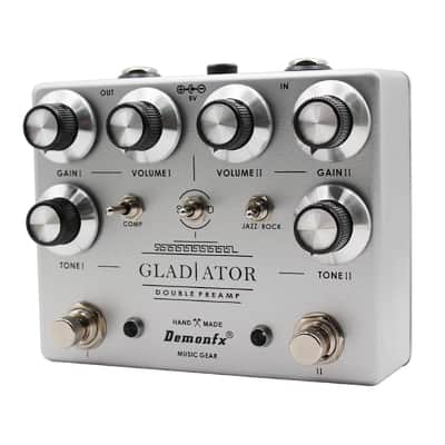 Demon FX GLADIATOR DOUBLE PRE-AMP Guitar Effect Pedal image 6