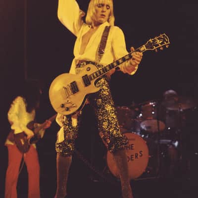 Gibson Custom Shop M2M Les Paul Custom Raw Natural Top "Mick Ronson" image 17