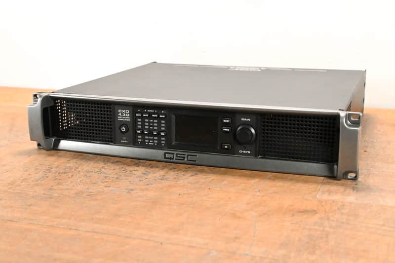 QSC CXD4.3Q 4-Channel Network Amplifier CG01QK2 image 1