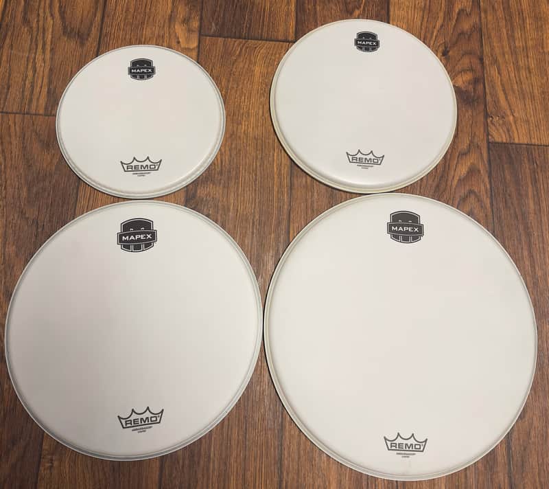 Remo Ambassador Fusion 10/12/14/16/ Tom Drum Head Pack 2026 - Coated image 1