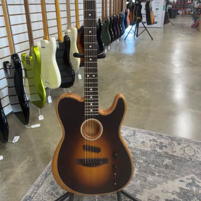 Fender Acoustasonic Player Telecaster - Shadow Burst - B Stock image 1