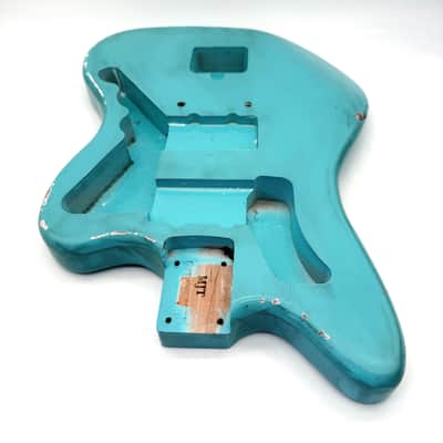 MJT Jazzmaster Body Alder Relic Nitro 2-Piece Seafoam Light mjt6671 image 4