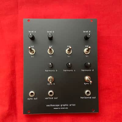 DIY Oscilloscope Graphic Artist 2021 Matte Black image 1