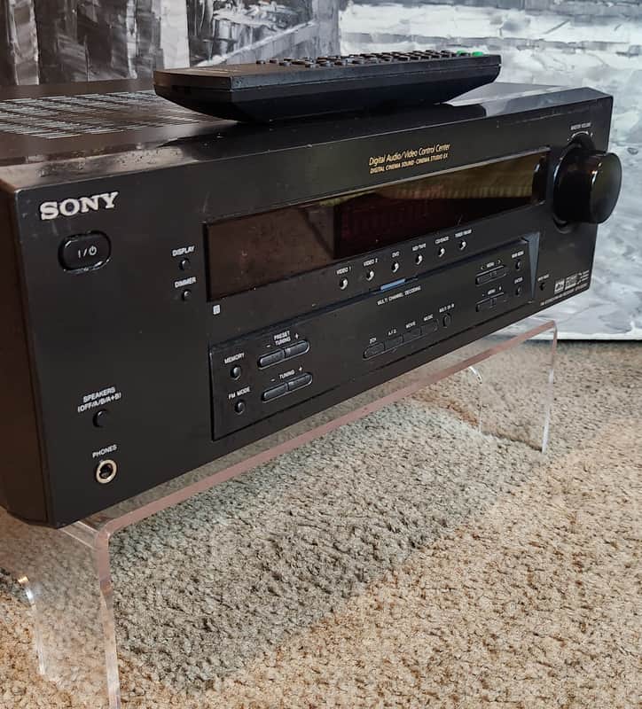 Sony Sony STR-DE595 is a 5.1 channel home theater receiver 2003 - Black image 1