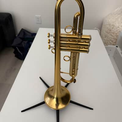 Adams A1 v2 Bb Trumpet - Satin Gold Lacquer image 2