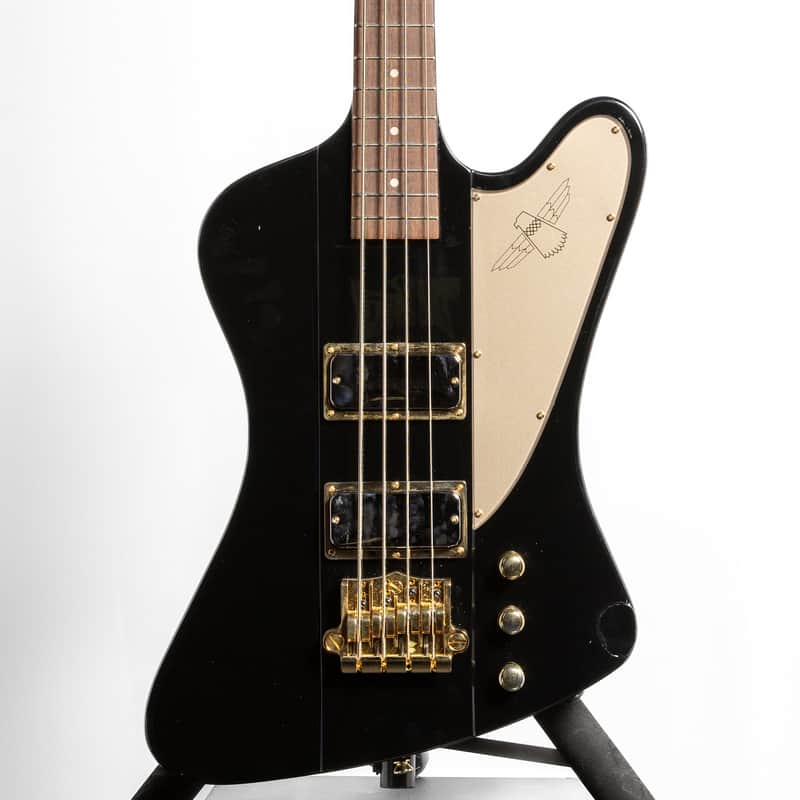Epiphone Rex Brown Thunderbird Bass, Ebony | Demo image 1