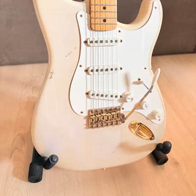 1988 Fender American Vintage '57 Stratocaster- Mary Kaye/ White Blonde image 2