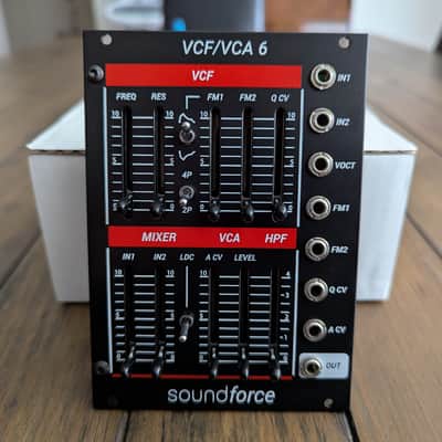 Soundforce VCF/VCA 6 Juno-Style Filter + VCA - Black - MINT image 1
