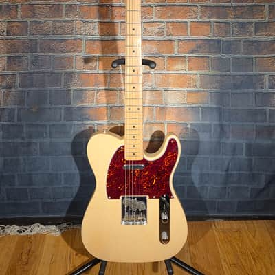 T-Style Partscaster w/ HSC -Fender Highway One USA Blonde Body, Warmoth Neck, Lollar Bridge Pickup, Cloth Wire Neck Pickup, Grover Deluxe Tuners, Fender Bridge image 1