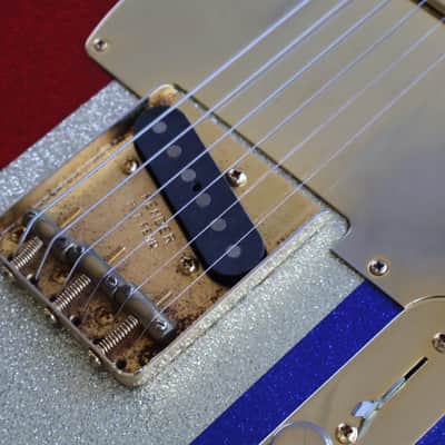 2024 Fender Limited Edition Buck Owens Telecaster (Red Silver & Blue Sparkle) image 5
